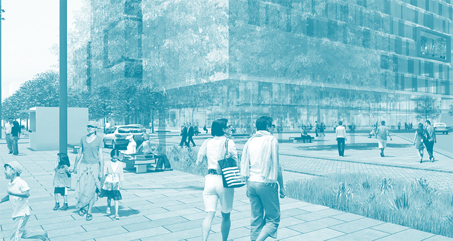 Removal of Hobson Street Flyover and downtown car park provides new buildings and public space in Auckland city centre. Removal of Hobson Street Flyover and downtown car park provides new buildings and public space in Auckland city centre.