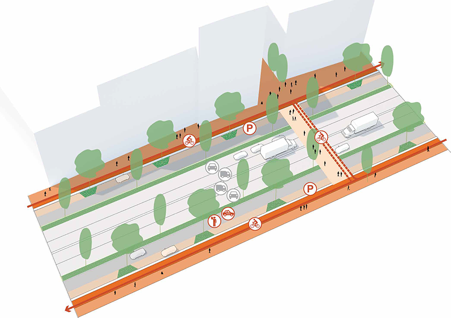 Future urban neighbourhood linking the city centre to Parnell. Future urban neighbourhood linking the city centre to Parnell.
