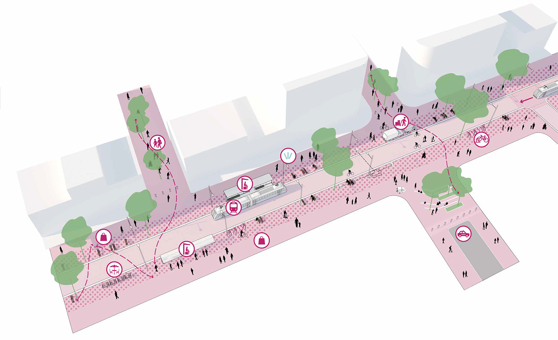 Infographic that explains what is proposed for Waihorotiu / Queen Street Valley. Infographic that explains what is proposed for Waihorotiu / Queen Street Valley.